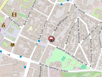 Carte de Commissariat De Police à Bagnolet