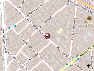 Carte de Dior Office à Paris