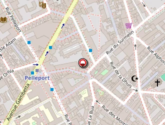 Carte de Mary's Hotel à Paris