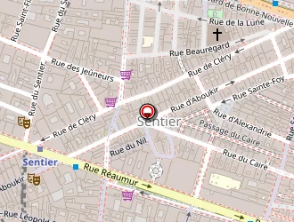 Carte de Nahon à Paris