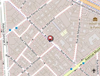 Carte de Mbp Conseil à Paris