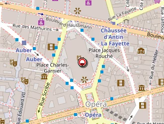 Carte de John Nollet à Paris