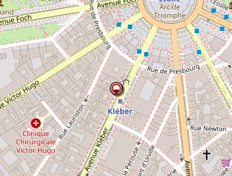 Carte de Hôtel Kleber à Paris
