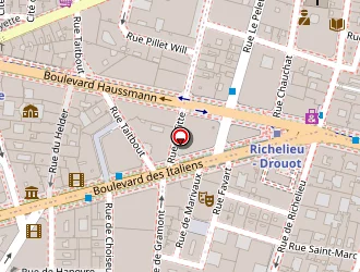 Carte de Mori Venice Bar à Paris