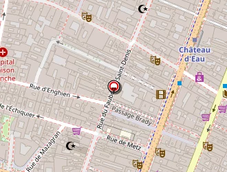 Carte de Plentys à Paris