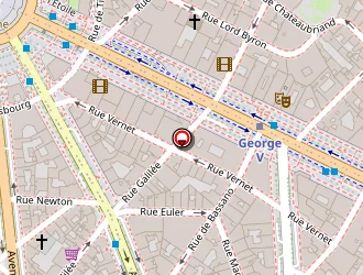 Carte de Instituto Cervantes à Paris