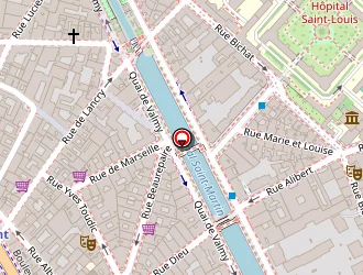 Carte de Les Ateliers Du Prisme à Paris