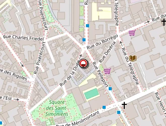 Carte de La Poste à Paris