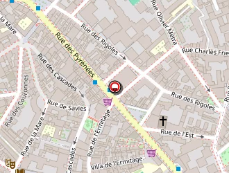 Carte de Le Menil 299 à Paris