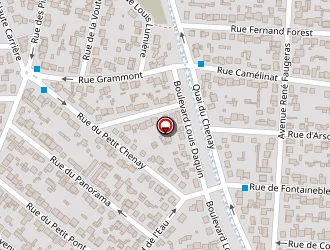 Carte de Maison à Toit à Gagny