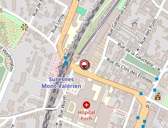 Carte de Ranque Stéphanie à Suresnes