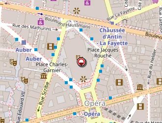 Carte de Pack Opéra à Paris