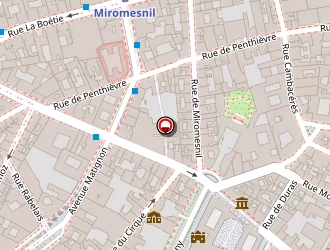 Carte de Ambassade De Colombie à Paris