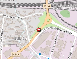 Carte de Coriance à Chelles