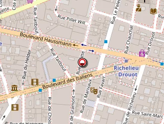 Carte de Hôtel Gramont à Paris