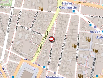 Carte de La Pinacothèque De Paris à Paris