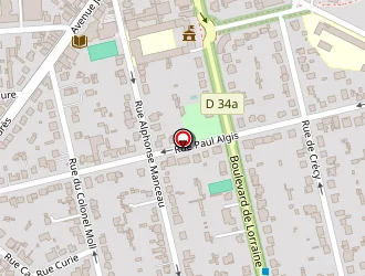 Carte de A.t Taxi Jacky à Vaires-sur-marne