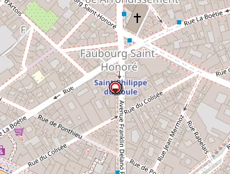 Carte de La Falaise à Paris