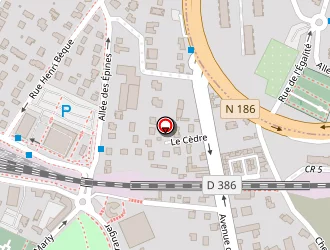 Carte de Foncia Mansart à Marly-le-roi