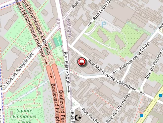 Carte de Dn Atelier à Bagnolet