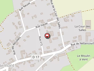 Carte de Gaudelet Brandon à Charmont