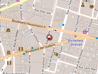 Carte de Adros à Paris