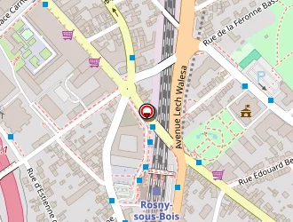 Carte de Bc 8 à Rosny-sous-bois