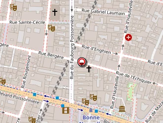 Carte de Body Minute à Paris