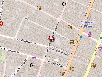 Carte de Hôtel Victory Galou à Paris