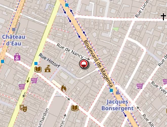 Carte de Redlink Déménagement à Paris