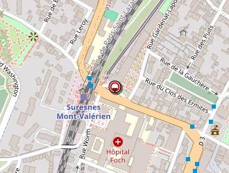 Carte de Bedel Jacques à Suresnes