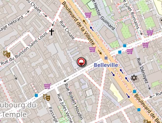 Carte de Délices De Belleville à Paris