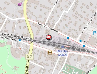 Carte de Sncf Reseau Rff à Marly-le-roi