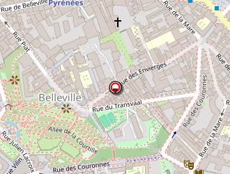 Carte de Les Affranchiz à Paris