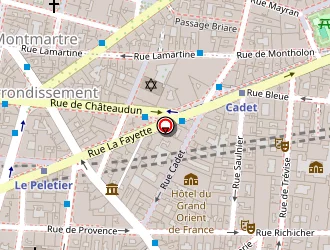 Carte de Hôtel Rex à Paris
