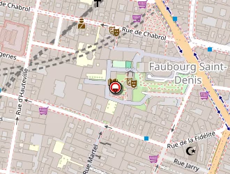 Carte de La Poste à Paris