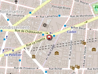 Carte de Palais Royal à Paris