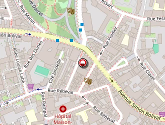 Carte de Judith Martin à Paris