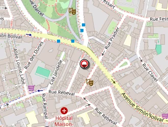 Carte de Le Palais Du Vin à Paris