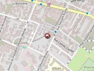 Carte de Thudel à Montreuil