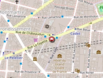 Carte de Comfort Hôtel Opéra Drouot à Paris