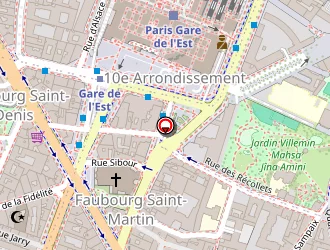 Carte de Traffic Production à Paris