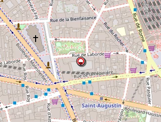 Carte de Pb Rh à Paris