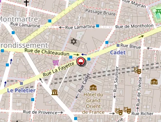 Carte de Hôtel Geoffroy Marie à Paris