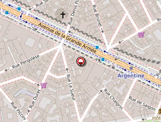 Carte de Trajectoire R.h à Paris