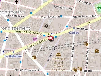 Carte de Folie's Café à Paris