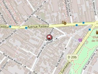 Carte de Au Feu Rouge à Bagnolet