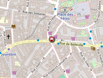 Carte de Riva Hostel à Paris