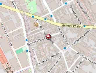 Carte de Chantal Birman à Bagnolet