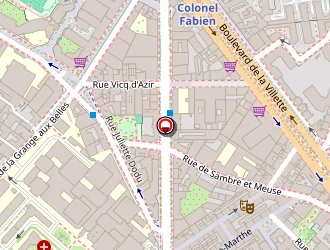 Carte de Souniourew à Paris